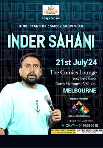 Inder Sahani Live In Melbourne