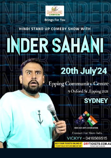 Inder Sahani Live In Sydney