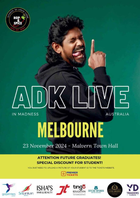 ADK Live in Concert: Tamil/Sinhala Beats Take Over Melbourne