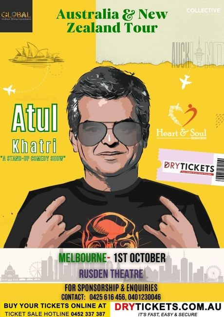 Atul Khatri - A Stand-up Comedy Show - Melbourne