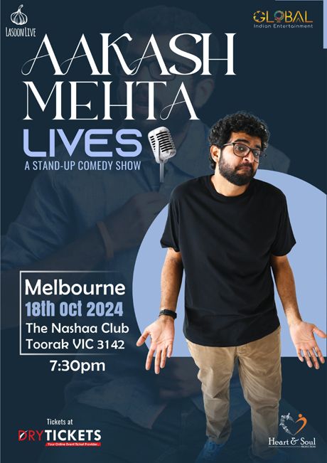 Aakash Mehta Live in Melbourne 2024