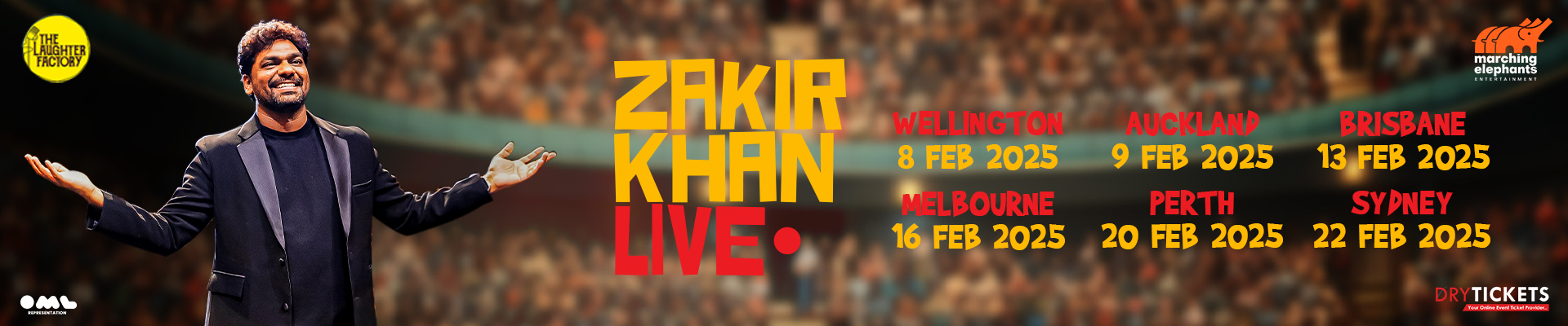 Zakir Khan Australia Tour